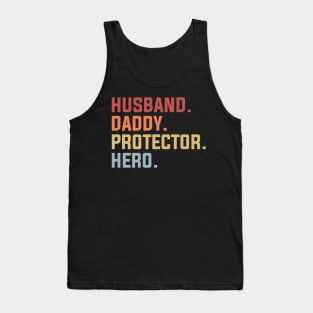 Husband Daddy Protector Hero Tank Top